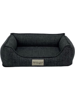 Die Grup Pet Comfort Delta Varius Koyu Gri Köpek Yatağı M 60X75CM