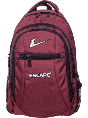 Die Grup Tahticmer Escape Okul Sırt Çantası 15 Inç Laptop Notebook Bordo Renk 4 Farklı Bölme 31X44 cm Escape 307
