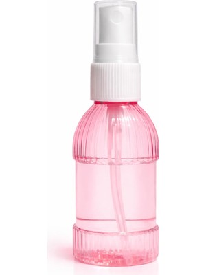 Die Grup 2 Adet Japon Kiraz Çiçeği Rengi Boş Plastik Şişe 50 ml Kolonya Söz Nişan Düğün Nikah PAW18JPN