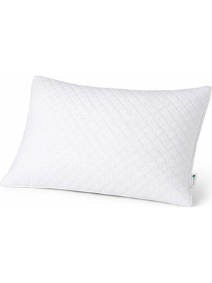 Die Grup Promosyonca Kapitoneli Yastık Alezi 50X70 cm Beyaz