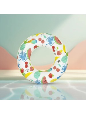 Uravas Store 61 cm Desenli Çocuk Deniz Simidi 3-6 Yaş