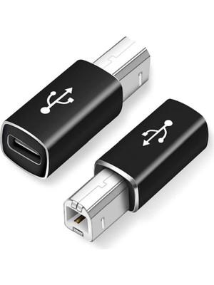 Die Grup Type C To USB B Midi Klavye Yazıcı Printer Çevirici Dönüştürücü Adaptör