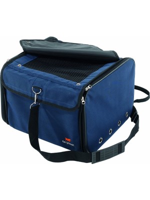 Die Grup Ferplast Arca Köpek Kutusu, Taşıma Kutusu, Geniş Açıklık, Katlanabilir, Ayarlanabilir Omuz Askısı, Emniyet Kemeri, Maks. 8 Kg, 38 x 38 x Y 29 cm