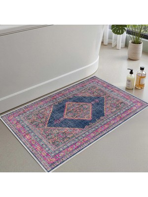 Die Grup Monnhein Banyo Paspası, Yumuşak Banyo Halısı, Kaymaz Dot Tabanlı, Su Emici, Makinede Yıkanabilir - 40 x 60 cm