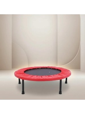 Uravas Store Bahçe ve Teras Kullanımı Için 102 cm Kırmızı Çocuk Trambolini