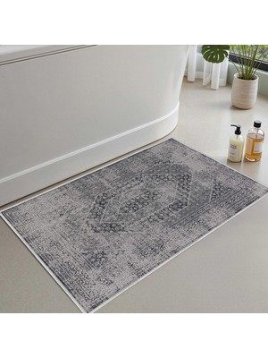 Die Grup Monnhein Banyo Paspası, Yumuşak Banyo Halısı, Kaymaz Dot Tabanlı, Su Emici, Makinede Yıkanabilir - 40 x 60 cm