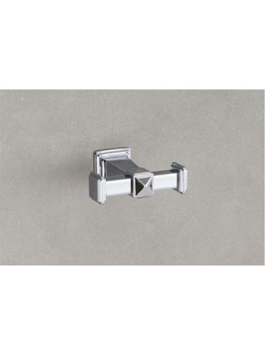 Die Grup System Dorık Ikili Askılık Krom Renk 79X31X92 mm
