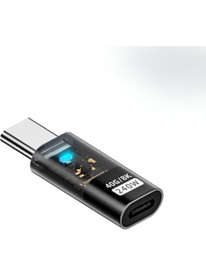 Die Grup Livx Type C To Type C Usb3.2 240W 40GBPS 8k Hızlı Şarj Veri ve Görüntü Aktarımı Çevirici Adaptör Otgst