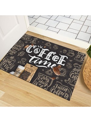 Die Grup Monnhein Kapı Önü Paspası - Modern ve Şık Kapı Paspası | Ev, Ofis ve Dış Mekân Kullanımı Için (Caffe Time) 40X60