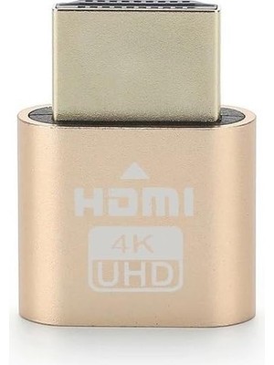 Die Grup HDMI 4K UHD Dummy Plug Minning Bitcoin Sanal Monitör Ekran Kartı Emülatörü