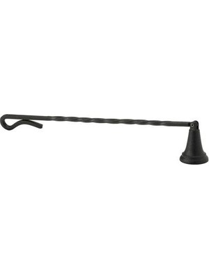 Die Grup Ikea Mum Söndürme Aleti 33 cm Meridyendukkan Metal Mum Söndürücü Siyah Renk