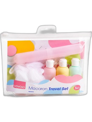 Die Grup Yoyoso Macaron Travel Seyahat Şişe Seti
