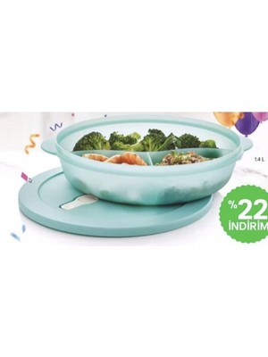 Die Grup Tupperware 1.4 Litre Bölmeli Mikro Kap