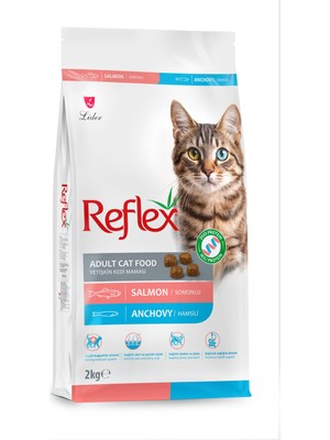 Die Grup Reflex Duo Protein Somonlu ve Hamsili Yetişkin Kedi Maması 2 kg