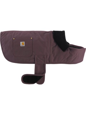 Die Grup Carhartt Firm Duck Yalıtımlı Köpek Görevlendirme Kabanı, Derin Şarap, Medium