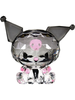 Die Grup Enesco Facets Sanrio Kuromi Oturan Minyatür Heykelcik, 4,8 Inç, Çok Renkli