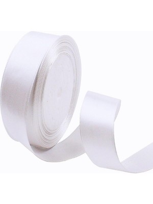 Die Grup Benim Marifetlerim - Beyaz Saten Kurdele 4 cm 10 Metre