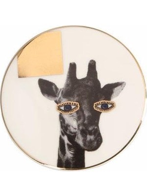 Die Grup Porland Wild Life Giraffe 10 cm Bardak Altlığı, Çok Renkli
