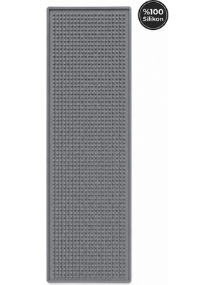 Die Grup Bar Mat 60X15 –%100 Silikon Kaymaz Sıvı Tutucu – Bardak/kafe/bar