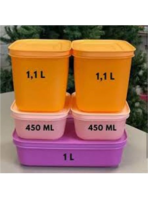 Die Grup Tupperware Alaska 5 Li Derin Dondurucu ve Buzdolabı Saklama Kabı