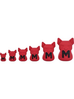 Die Grup M-Pets Power Chew Kauçuk Köpek Ödül Oyuncağı Ruby (S)