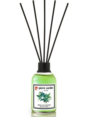 Die Grup Pierre Cardin Reed Diffuser 110 ml - Green Leaf Vineyard – Yeşil Yaprak Bağları Oda Kokusu