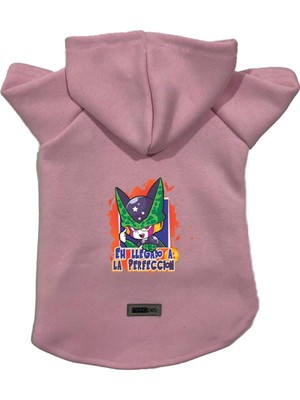 Die Grup Monopetz Kapişonlu Polar Sweatshirt Köpek ve Kedi Kıyafeti & Elbisesi Pembe Dbz 05 L
