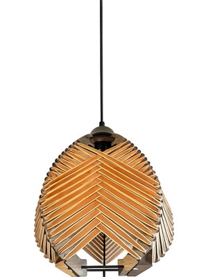 Die Grup Modern Ahşap Sarkıt Avize | El Işçiliği Geometrik Pendant Lamba | Doğal Ahşap Dekoratif Tavan Aydınlatması | Salon, Yemek Odası, Mutfak Adası, Kafe ve Restoran Için | E27 Duy