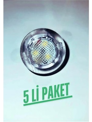 Die Grup 5'li Paket Mini LED Spot Lamba, 24V Gün Işığı