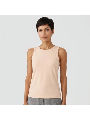 Bonbon Kadın Basic Kolsuz Içi Yarım Astarlı Tshirt BB2538