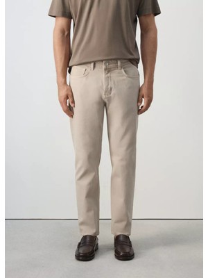 Mango Ben Cropped Tapered Fit Jean Pantolon