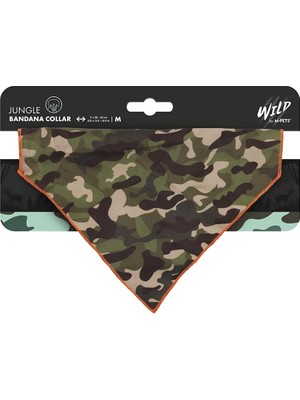 Die Grup M-Pets Wıld Jungle Bandana Collar (M)