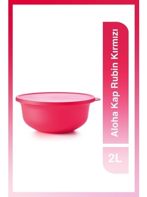 Die Grup Tupperware Tupperware Aloha Meyve ve Sebze Saklama Kabı Rubin Kırmızı 2 Lt