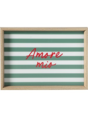 Die Grup Amore Mıo Dekoratif Tepsi 31X42 cm