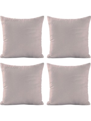 Die Grup Bumedo Soho Kumaş Dekoratif Kırlent Yastık Kılıfı - 42 x 42 cm (4, Vizon)