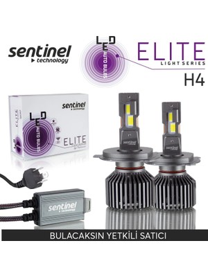 Die Grup Sentinel Elite H4 LED Xenon Ampülü 65W 12V 12000 Lumen 6500 Kelvin Beyaz Işık