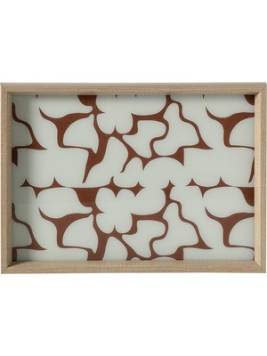 Die Grup Soft Brown Dekoratif Tepsi 31X42 cm