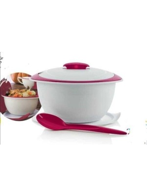 Die Grup Tupperware Şık Servis ve Kaşığı 3.5 Lt