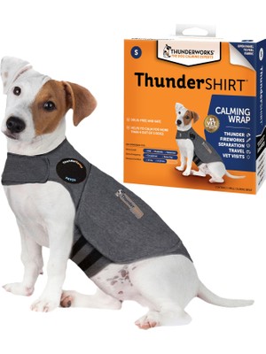 Die Grup Thundershirt Klasik Köpek Anksiyete Ceketi, Heather Gri, Small
