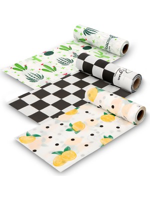 Die Grup Masa ve Aktivite Piknik Örtüsü Kullan At Sıvı Geçirmez 3 Rulo (Rulo Içi:10 Adet) 100X120CM 3rulokarışık