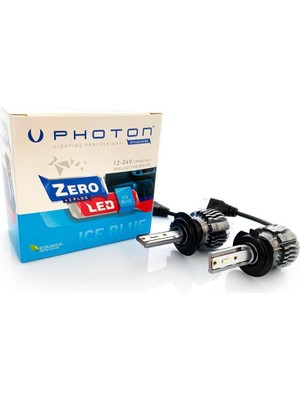 Die Grup Photon Zero H7 Buz Mavisi +3 Plus Fansız LED 12-24V