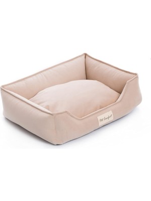 Die Grup Pet Comfort Delta Leo Ekru Kedi ve Köpek Yatağı Xs 45X55CM