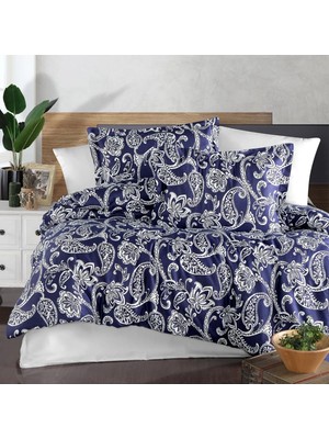 Die Grup Maxstyle Saten Deluxe Vanka Çift Kişilik Nevresim Takımı