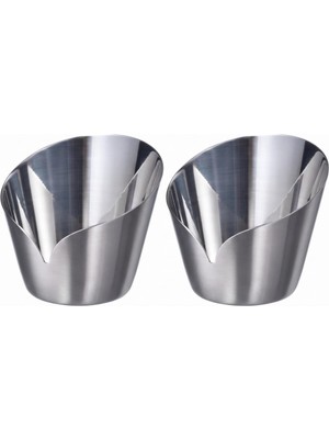 Die Grup 2 Adet Ikea Praktand Tealight Mumluk, Paslanmaz Çelik, 7 cm