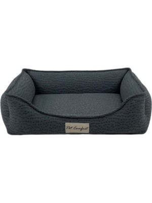 Die Grup Pet Comfort Bravo Siena Gri Kedi ve Köpek Yatağı S 45X55CM
