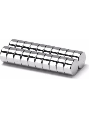 Die Grup Ø8x5 mm Neodimyum Yuvarlak Disk Magnet 50 Adet