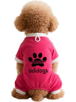 Die Grup Mpz Pets Kedi ve Köpek Kıyafeti & Elbisesi Pembe 4 Bacak Tulum Adidogs Xl