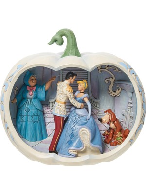 Die Grup Enesco Jim Shore Disney Gelenekleri Külkedisi Taşıma Sahnesi Heykelcik 20 cm