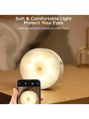 Die Grup Hareket Sensörlü USB Şarjlı Lamba LED Işık Sensörlü Lamp Gece Lambası Hareket Sensör LED Sensör Lamba