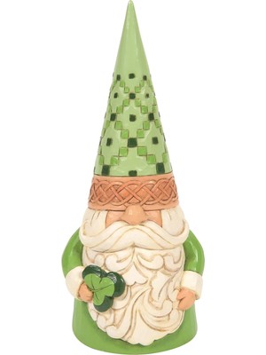Die Grup Enesco Jim Shore Heartwood Creek Irlanda Cücesi Yonca Figürlü, 15 Cm, Çok Renkli
